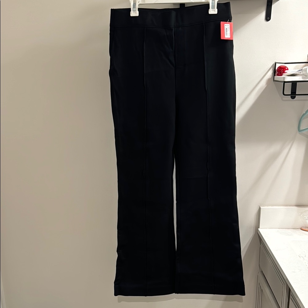 Spanx High Rise Flare Blaxk Pants size XL